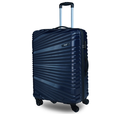 Set of 3 Navy Blue Travel Luggage Bags