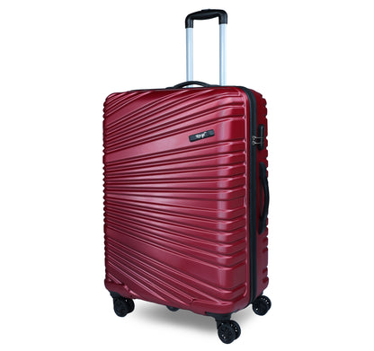 Set of 3 Red Travel Luggage Bags