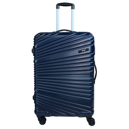 Set of 3 Navy Blue Travel Luggage Bags