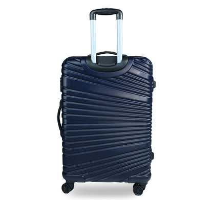 Set of 3 Navy Blue Travel Luggage Bags