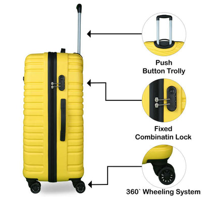 Litego Saturn – Premium Hardcase Travel Bag (55cm / 65cm / 75cm & 3-Piece Set)